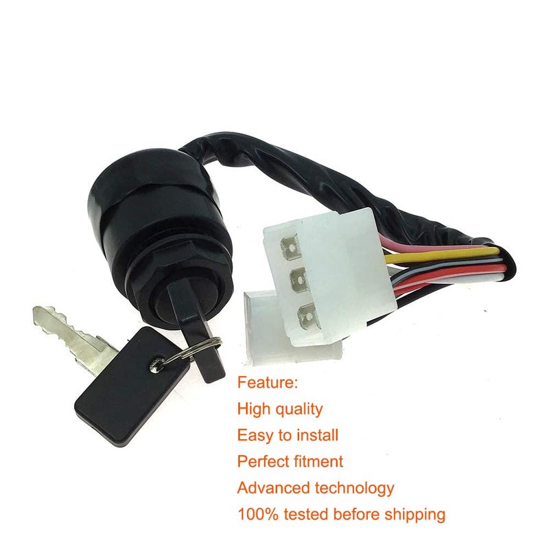 YUTOCOOL Ignition Switch for Yamaha Gas 2 Cycle Golf Cart G1 Models 1979-1989 Replace J17-82508-20 - Image 3
